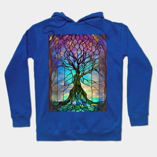 Stained Glass Tree Hoodie